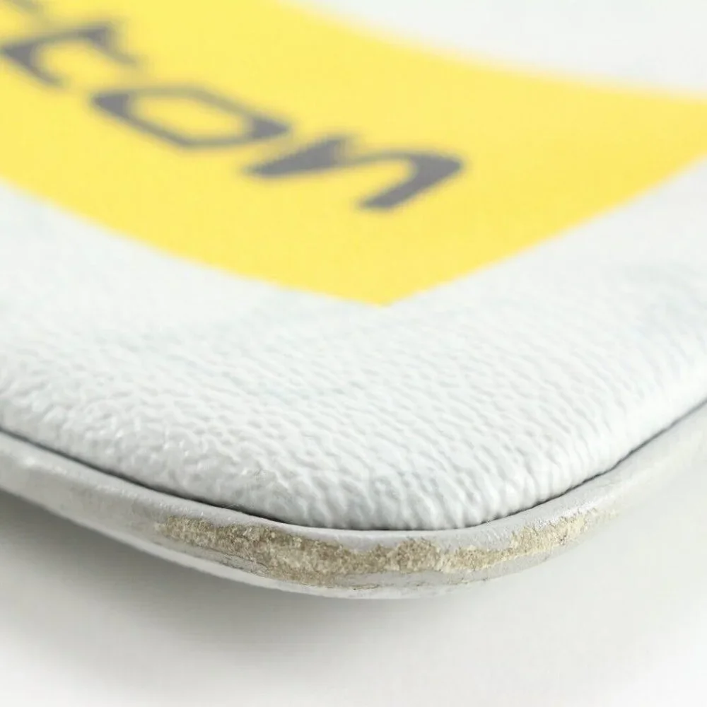 Louis Vuitton White Monogram Antarctica Zip Pouch O-Case Toiletry Clutch 1LK0425